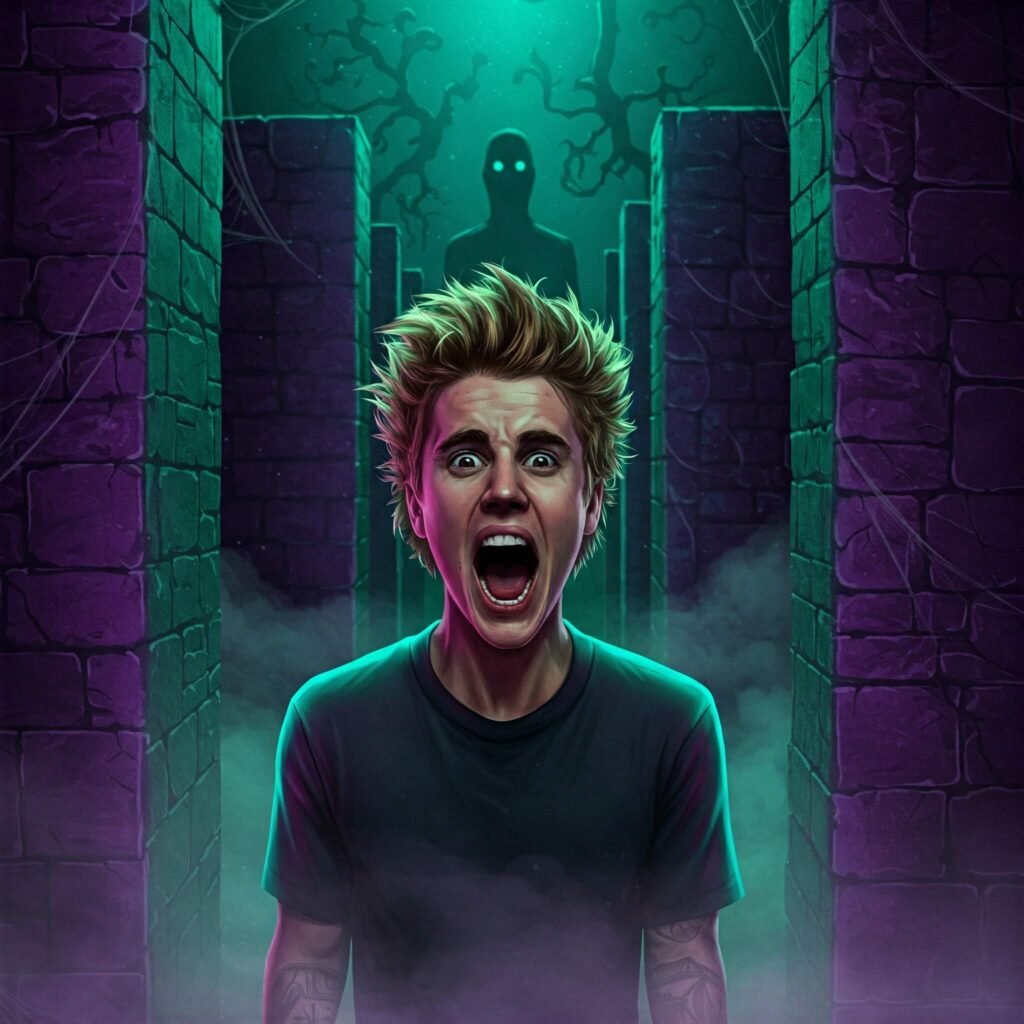 Justin Bieber Spooky Maze Scream