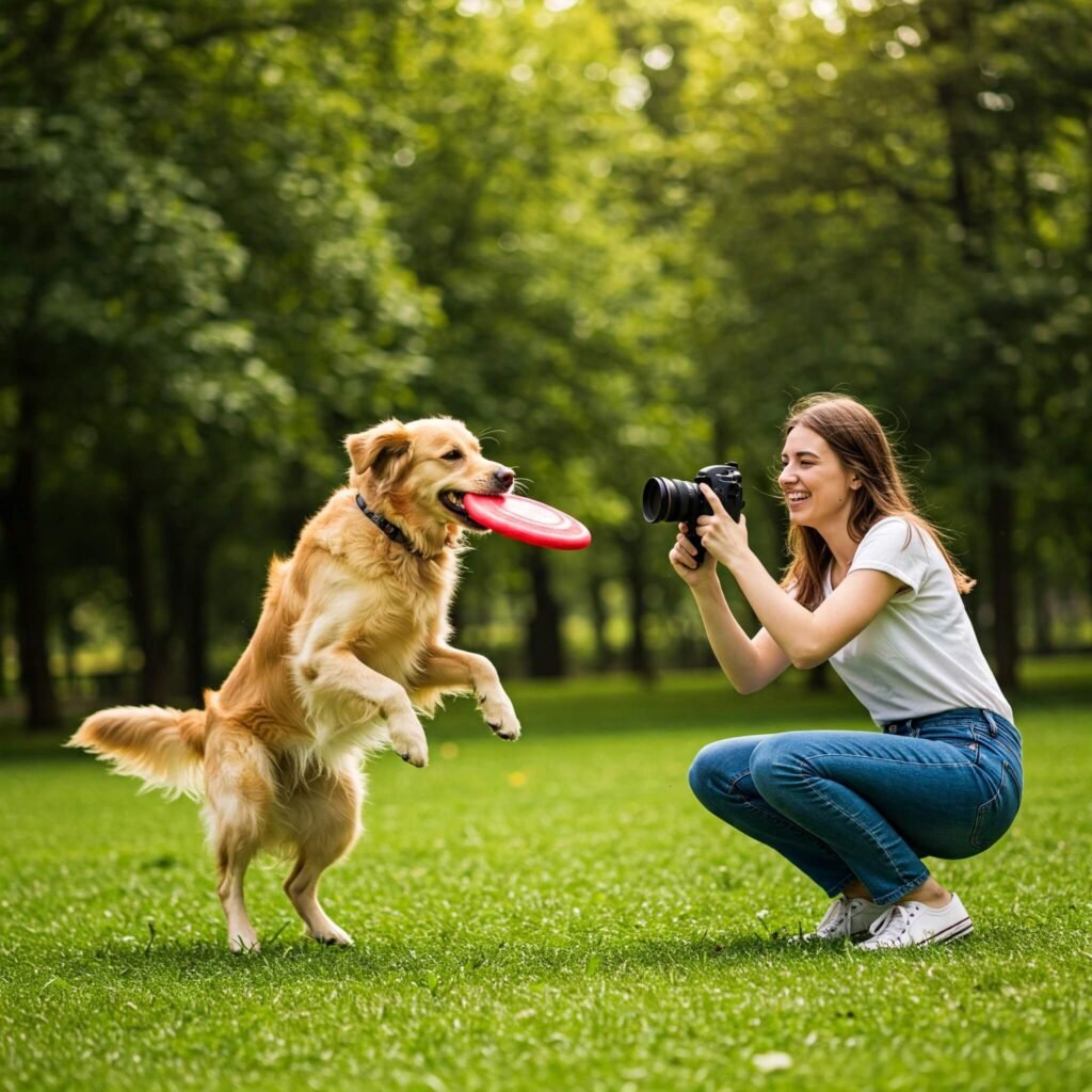 Filming a pet Reel