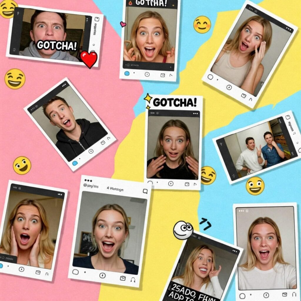 Viral Instagram prank collage