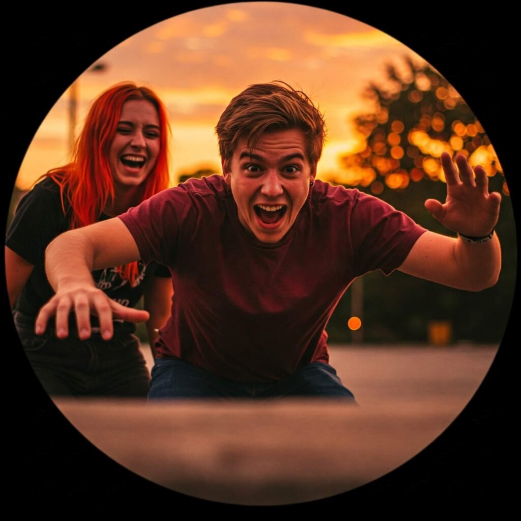 Funny fake trip prank