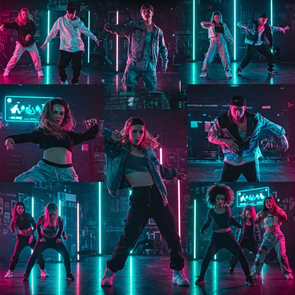 Viral Dance Challenge Collage