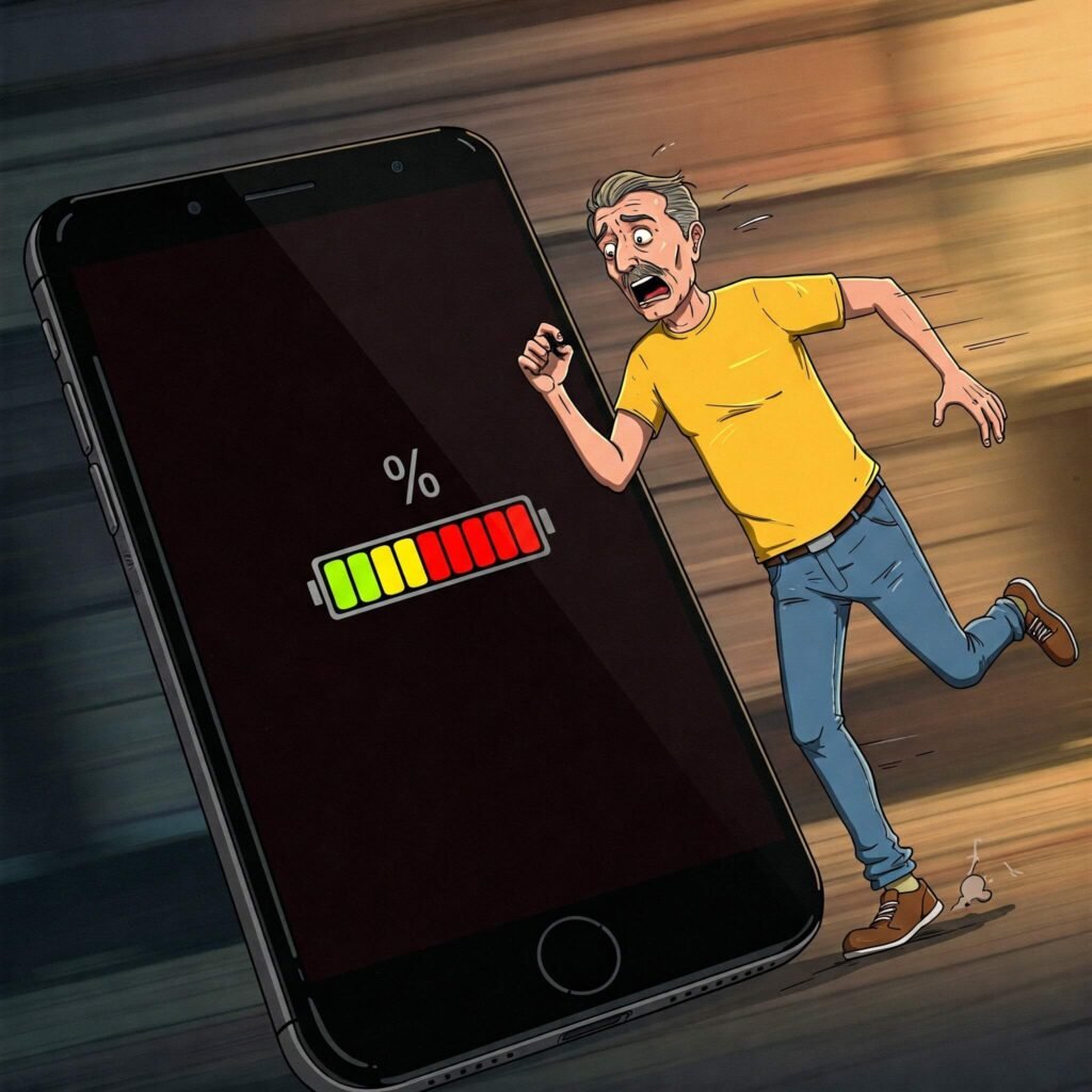 1% Battery Panic