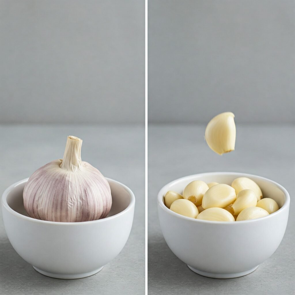 Garlic Before and After Shake