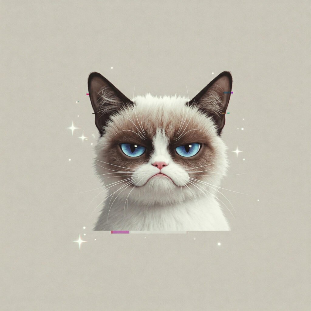 Futuristic Grumpy Cat
