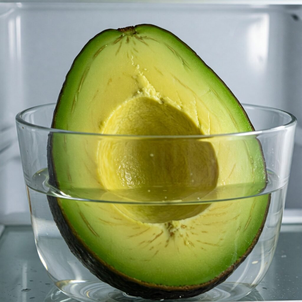Avocado in Water for Freshness