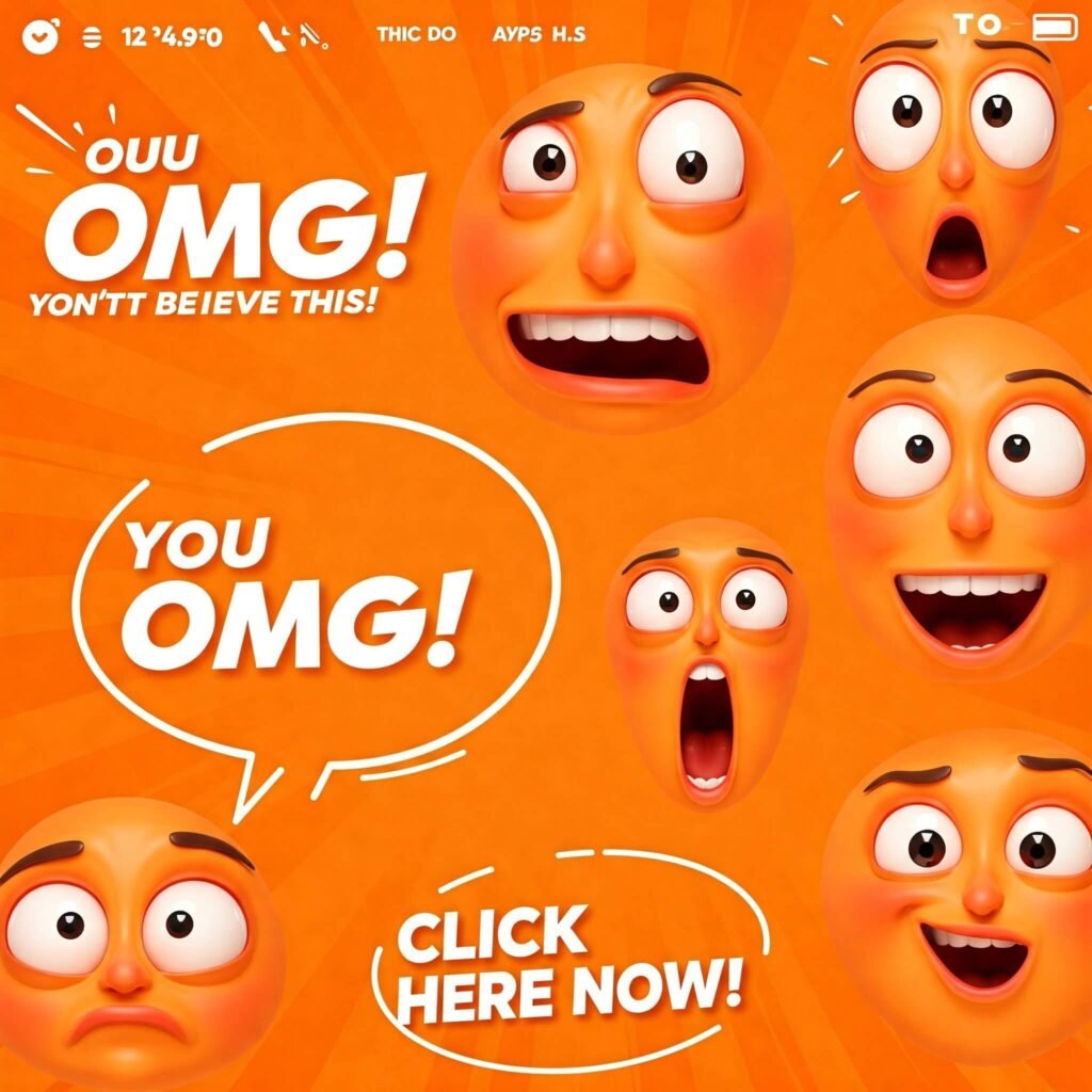 Exaggerated Faces Viral Thumbnail: Simple and descriptive.